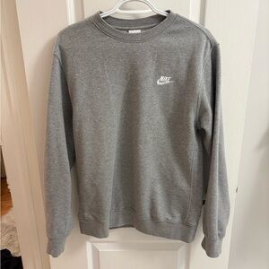 Nike Men's Classic Gray Crewneck Sweater